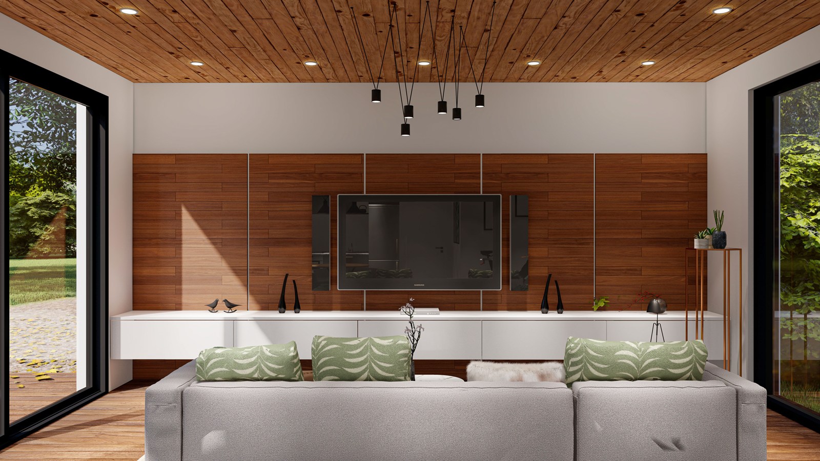 Opulence garden room